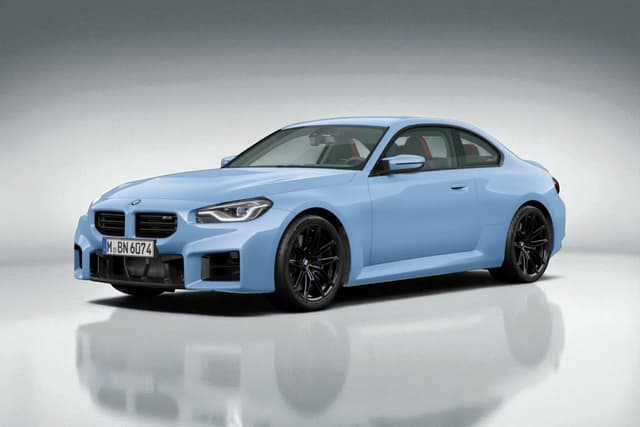 Bmw M2 Coupe M Zandvoort Blue Color Image